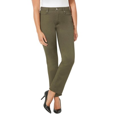 Catherines Women's Plus Size Petite Secret Slimmer Pant