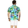 HAPPY BAY Men's Hawaiian Short Sleeve Button Down Shirt Mens Tropical Shirts Casual Holiday Summer Party Caribbean Shirts for Men Funny - 4 of 4