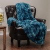 Chanasya Wolf Faux Long Fur Throw Blanket - Soft, Fuzzy Throw Blanket - 2 of 4