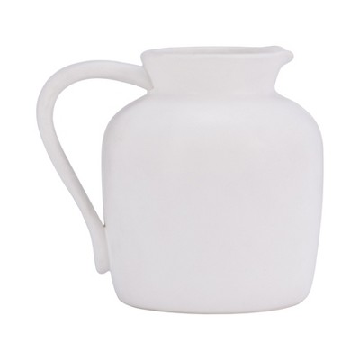 Sagebrook Home Ceramic Pitcher Vase - Contemporary Decorative Pitcher