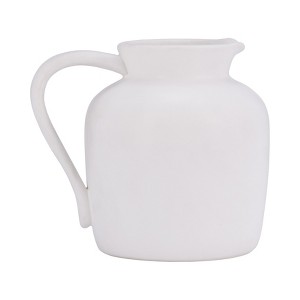 Sagebrook Home Ceramic Pitcher Vase - Contemporary Decorative Pitcher - 1 of 4