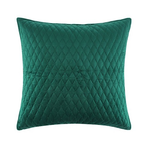 Emerald green euro store shams