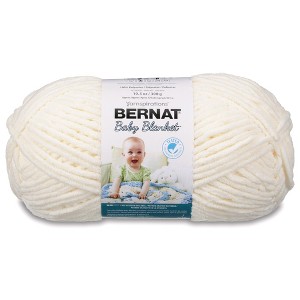 Bernat Baby Blanket Big Ball Yarn 24 Pack-Vanilla - 1 of 4