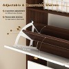 VANIRROR Freestanding Shoe Storage Cabinet with 4 Flip Drawers, Wooden Handles, Anti-Tip Fitting, Entryway & Hallway Organizer - 3 of 4