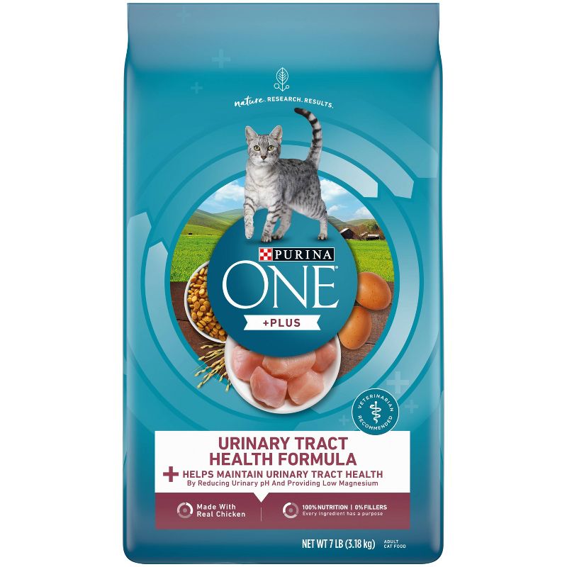 Purina ONE Urinary Tract Health Adult Premium with Chicken Dry Cat Food, 1 of 7