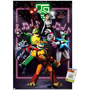 Trends International Five Nights at Freddy's: Security Breach - The Band Unframed Wall Poster Prints - 1 of 4