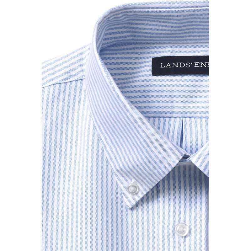 Lands' End School Uniform Kids Long Sleeve Oxford Dress Shirt, 3 of 7