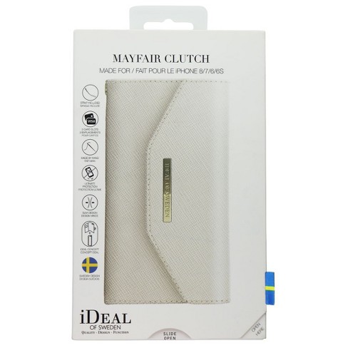 iDeal of Sweden Mayfair Clutch Wallet Case for Apple iPhone 8/7/6s/6 - White - image 1 of 1