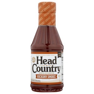 Head Country Bar-B-Q Sauce Hickory Smoke - 20oz - 1 of 3