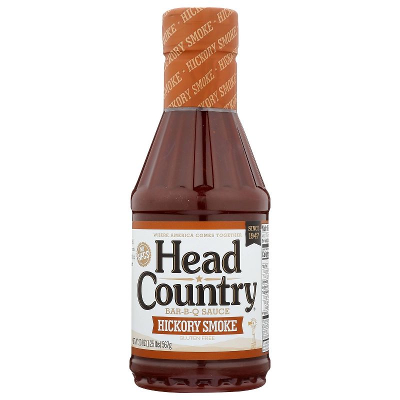 Head Country Bar-B-Q Sauce Hickory Smoke - 20oz, 1 of 4