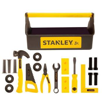 Red Tool Box Stanley Jr. Plastic Toolbox Set
