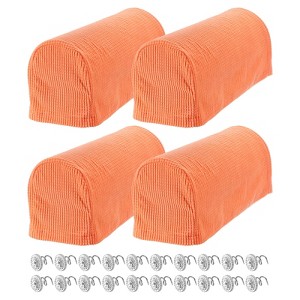 Unique Bargains Stretchy Anti-Slip Sofa Couch Armchair Covers with Pins 4 Pcs - 1 of 4