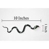 Collectible Wildlife Gifts | Snake, Cobra, Black and White, Rubber Reptile, Realistic Hand Painted,  Model,   Gift,      9"     F3594 B363 - 3 of 4
