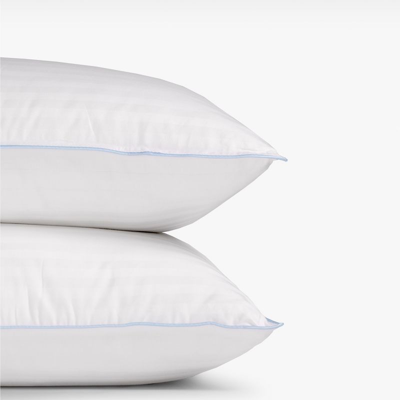 2 Pack Medium Firmness Down Alternative Bed Pillow - eLuxury, 3 of 9