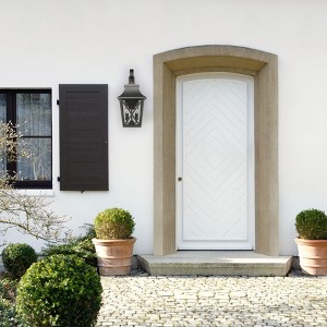 AZL1 Life Concept Decorative Lantern Wall Sconce Light Fixture Industrial Farmhouse Style Waterproof for Porch Patio Garage, Black, 12.6"*10.2"*16.5" - 1 of 4