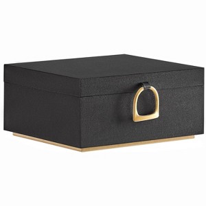 2-Layer Jewelry Box with Handle, White Organizer with Removable Tray & Floating Effect, Christmas Gift - 1 of 4