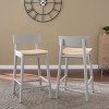 Claxby 33.5" Two-Tone Counter Stools - (Set Of 2) - BC1001731 - Grey - SEI - 2 of 4