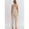 Women's V-Neck Jumpsuit - entro - 3 of 4