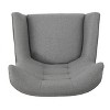 Sapphtopaz Accent Chair Comfy Chair Wood Armchair with Decoration Accent Chairs for Living Room, Bedroom - 3 of 4