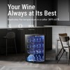 Yeego Small Wine Fridge Refrigerator, 28 Bottle Counter Top Wine Cooler - 3 of 4