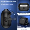 HTUTWOO for Airpods Pro 3 Case, Music Design Shockproof Protective Cover with Stand, Keychain and Cleaning Kit for Men Women - 4 of 4