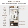 Artloge 4-in-1 Heavy Duty Clothes Rack Rail Garment Stand Adjustable Shelves Portable Organizer Freestanding Storage Rack Hall Tree - 4 of 4