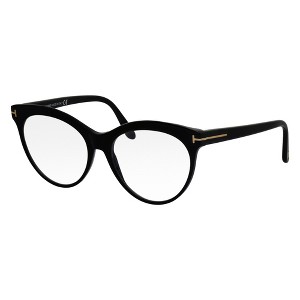 Tom Ford FT 5827 001 Womens Cat Eye Eyeglasses Black 55mm - 1 of 3