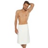 Linum Home Textiles 100% Turkish Cotton Men's Terry Body Wrap - 2 of 3