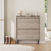Shoe Cabinet with Flip Drawers, Wooden Shoe Organizer Cabinet with Adjustable Shelf for Entryway - 3 of 4