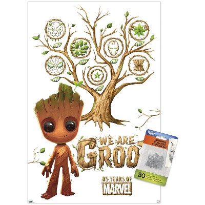 Trends International Marvel We Are Groot - Tree Unframed Wall Poster Prints