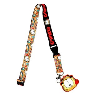 Garfield Food Lanyard with Rubber Charm - 1 of 3
