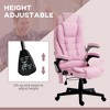 PAGED Computer Chair, 6 Point Vibrating Massage Office Chair with Heat, Executive Desk Chair with Reclining Backrest, Padded Armrests - 4 of 4