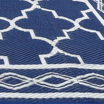 dark blue/white