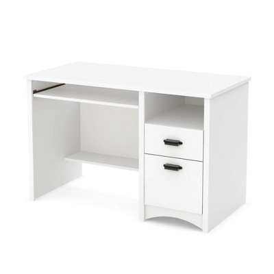  White Desk with Drawers and Storage, Home Office Desk Computer  Desk with 4 Drawers & Hutch, Home Desk Small White Desk with Drawers for  Bedroom, Home Office, White : Everything Else