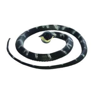 Aurora Toys X-Large Coiled King Cobra Habitat Timeless Toy Black 48" - 1 of 4