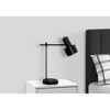 Monarch Specialties Lighting 21inchH Table Lamp Usb Port Included Black Metal Black Shade Modern - image 2 of 4