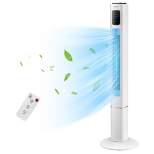 Costway Portable 48'' Oscillating Standing Tower Fans w/3 Speeds Remote Control Bladeless