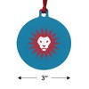 Loyola Marymount University Secondary Logo Aluminum Holiday Christmas Tree Ornament - 3 of 4