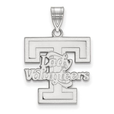 Black Bow Jewelry 14k White Gold Tennessee Volunteers NCAA Large Pendant
