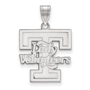 Black Bow Jewelry 14k White Gold Tennessee Volunteers NCAA Large Pendant - 1 of 3