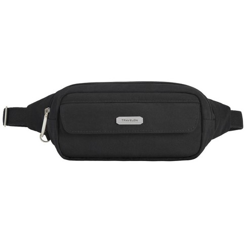 Travelon Essentials RFID Anti Theft RFID Slim Belt Bag Black