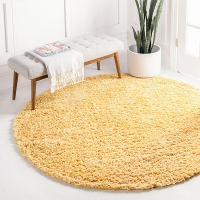 Unique Loom Davos Shag Solid Indoor Woven Area Rug