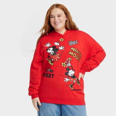 Red disney sweatshirts sale