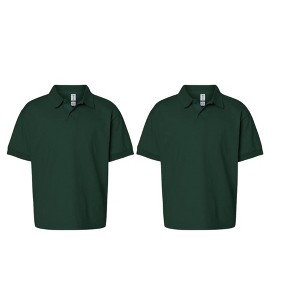 EG PRO Boys Girls School Uniform Polo Shirts Back to School - 2 Pack - 1 of 4