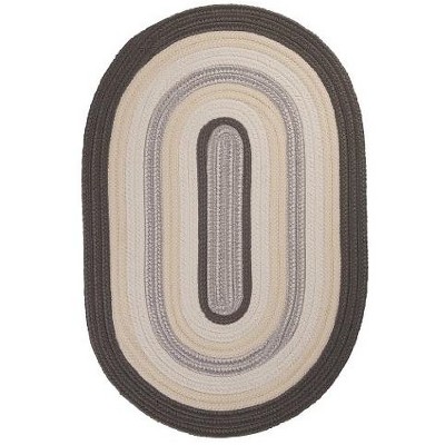 Colonial Mills Brooklyn Braided Rug, 2x6, Slate