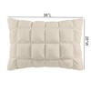 Kumasinova Standard/King Overfilled Pillow,Bed Pillows with 3D Puff Stitch Design,OEKO-TEX Certified Down Pillow for Bed&Couch - 2 of 4