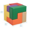 ECR4Kids SoftZone Brainy Building Blocks, 7-Piece - 2 of 4