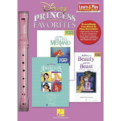 Hal Leonard Disney Princess Favorites Learn & Play 3-Book & Recorder Pack