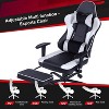 Kumasinova Massage Swivel Gaming Chair Office Chairs with Reclining Back,Adjustable Height&Footrest,Ergonomics Video Game Chair Office,250lbs Max - 2 of 4