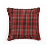 20"x20" Oversize 'Home Family Blessing' Plaid Embroidered Family-Friendly Square Pillow Cover Red - Lush Décor: Traditional Style - 4 of 4
